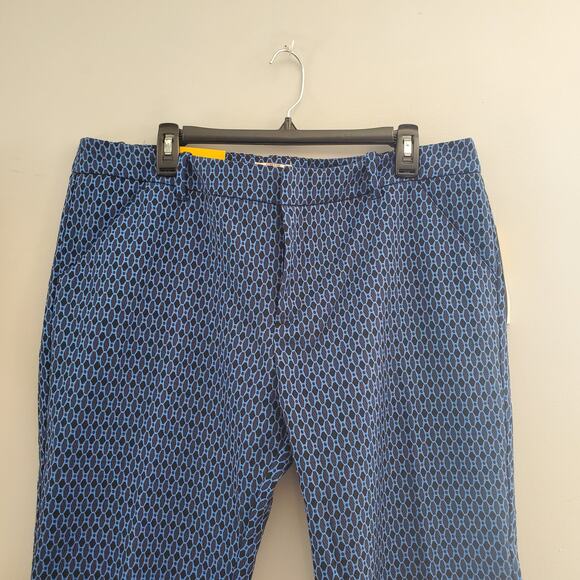 Merona Women's Blue Classic Fit Straight Ankle Pants Size 16 NWT - Picture 3 of 8